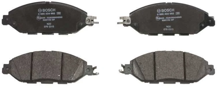 BOSCH stabdžių trinkelių rinkinys, diskinis stabdys 0986424682 D10603JA0B