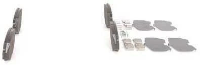 BOSCH stabdžių trinkelių rinkinys, diskinis stabdys 0986494655 NCY13323Z9C