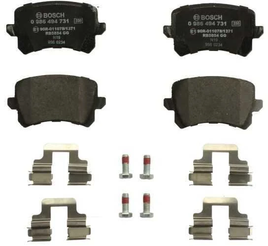 Bosch Stabdžių trinkelių rinkinys diskinis stabdys AUDI A6 Q3 SEAT Alhambra VW Passat Tiguan CC 1K0698451 1K0698451A 1K0698451B