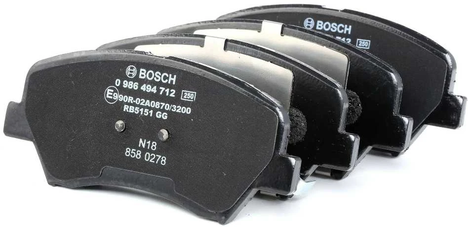 BOSCH stabdžių trinkelių rinkinys, diskinis stabdys 0986494712 58101A6A00