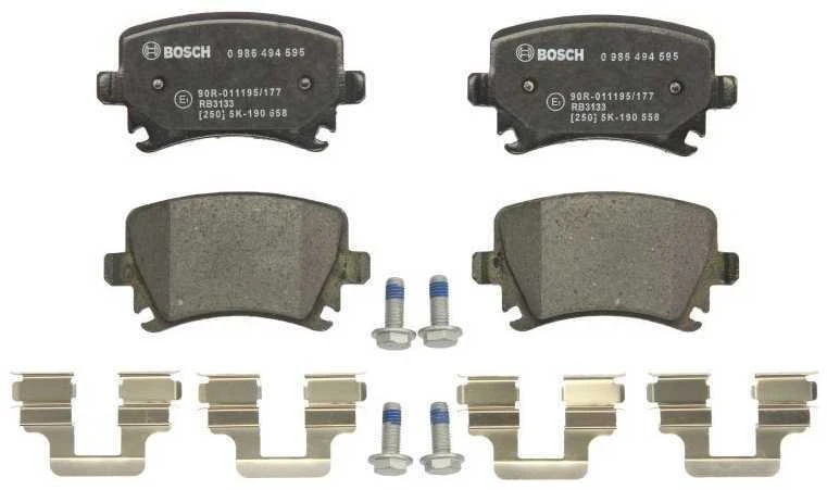 Bosch Stabdžių trinkelių rinkinys diskinis stabdys Audi A4 A6 VW Golf