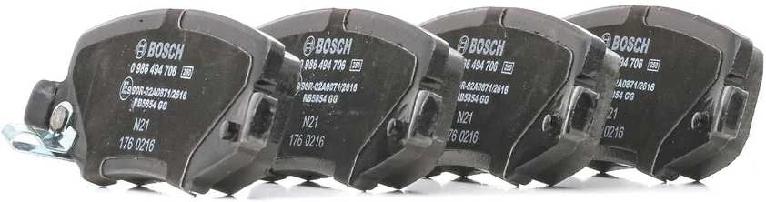 BOSCH stabdžių trinkelių rinkinys, diskinis stabdys 0986494706 GDB4145