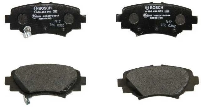 BOSCH stabdžių trinkelių rinkinys, diskinis stabdys 0986494803 B4Y02648ZA