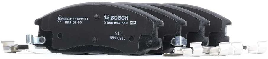BOSCH stabdžių trinkelių rinkinys, diskinis stabdys 0986494650 58101-H1A80