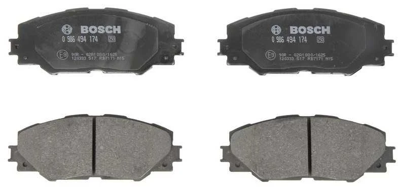 BOSCH stabdžių trinkelių rinkinys, diskinis stabdys 0986494174 0446512610