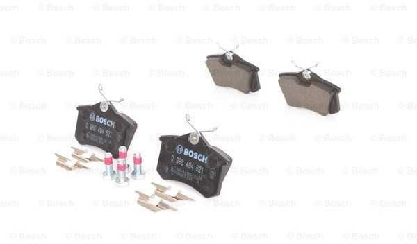Bosch Stabdžių trinkelių rinkinys diskinis stabdys AUDI TT Coupe 1.8 T 1.8 T quattro 2.0 TDI 2.0 TFSI SEAT Ibiza III Hatchback 1.8 T Cupra R 1.9 TDI Cupra R SEAT Ibiza IV Hatchback 2.0 SEAT Ibiza IV Sportcoupe 2.0
