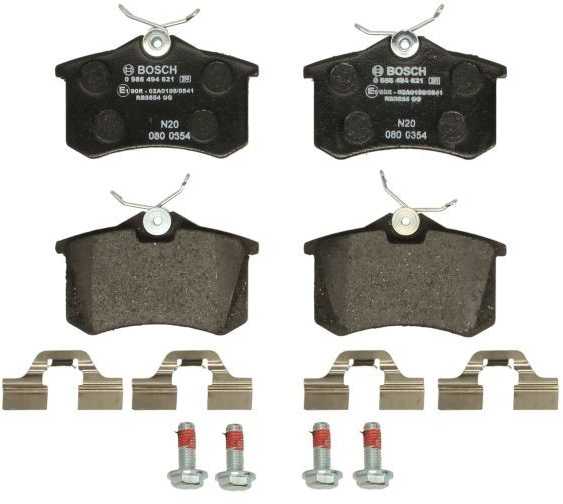Bosch Stabdžių trinkelių rinkinys diskinis stabdys AUDI TT Coupe 1.8 T 1.8 T quattro 2.0 TDI 2.0 TFSI SEAT Ibiza III Hatchback 1.8 T Cupra R 1.9 TDI Cupra R SEAT Ibiza IV Hatchback 2.0 SEAT Ibiza IV Sportcoupe 2.0