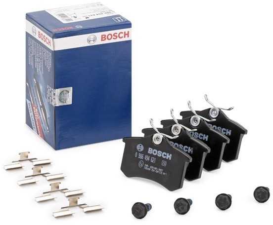 Bosch Stabdžių trinkelių rinkinys diskinis stabdys AUDI TT Coupe 1.8 T 1.8 T quattro 2.0 TDI 2.0 TFSI SEAT Ibiza III Hatchback 1.8 T Cupra R 1.9 TDI Cupra R SEAT Ibiza IV Hatchback 2.0 SEAT Ibiza IV Sportcoupe 2.0