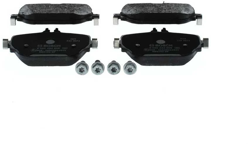 BOSCH stabdžių trinkelių rinkinys, diskinis stabdys 0986424858 A0004205602