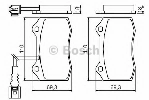 Bosch Stabdžių Trinkelių Rinkinys Diskinis Stabdys Seat Toledo Leon Volvo V70 S60 1M2 1M1 285 384 31256917 31256918 31256919