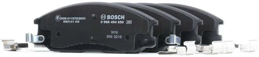 BOSCH stabdžių trinkelių rinkinys, diskinis stabdys 0986494650 58101-H1A80