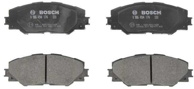 BOSCH stabdžių trinkelių rinkinys, diskinis stabdys 0986494174 0446512610