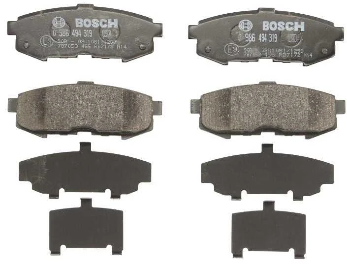 Bosch Stabdžių Trinkelių Rinkinys Diskinis Stabdys Mazda Mpv Ii 2 0 2 3 2 5 3 0 43022 43023 43024 43025