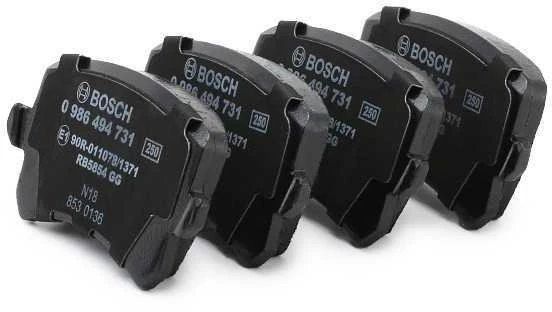 Bosch Stabdžių trinkelių rinkinys diskinis stabdys AUDI A6 Q3 SEAT Alhambra VW Passat Tiguan CC 1K0698451 1K0698451A 1K0698451B