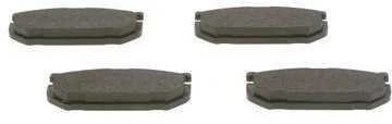 BOSCH stabdžių trinkelių rinkinys, diskinis stabdys 0986424266 GAYE2643Z