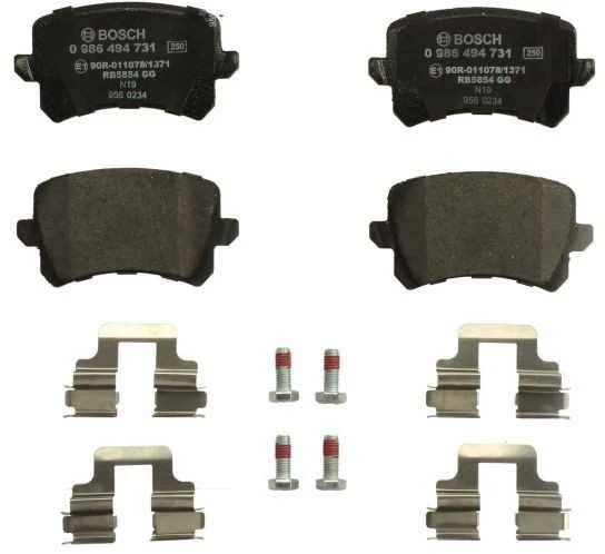 Bosch Stabdžių trinkelių rinkinys diskinis stabdys AUDI A6 Q3 SEAT Alhambra VW Passat Tiguan CC 1K0698451 1K0698451A 1K0698451B