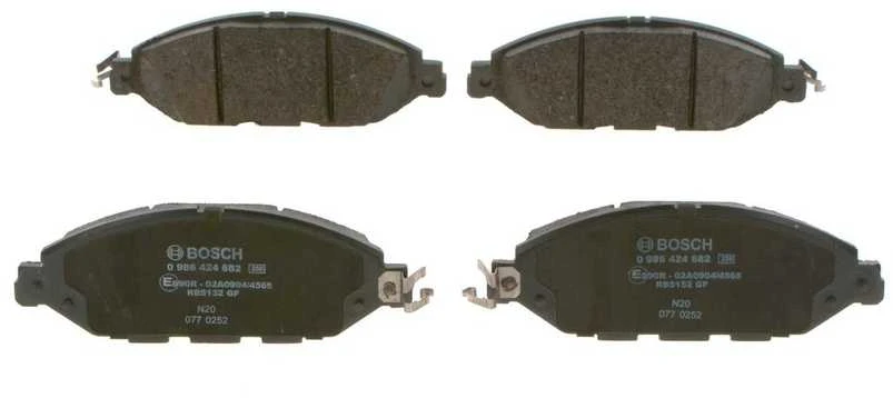 BOSCH stabdžių trinkelių rinkinys, diskinis stabdys 0986424682 D10603JA0B