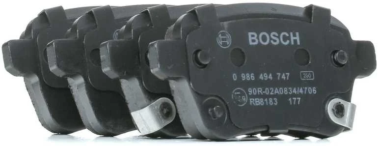 BOSCH stabdžių trinkelių rinkinys, diskinis stabdys 0986494747 77366595