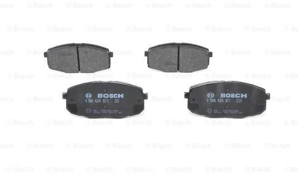 BOSCH stabdžių trinkelių rinkinys, diskinių stabdžių rinkinys 0986424811
