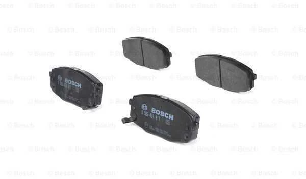 BOSCH stabdžių trinkelių rinkinys, diskinių stabdžių rinkinys 0986424811