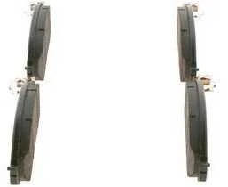 BOSCH stabdžių trinkelių rinkinys, diskinių stabdžių rinkinys 0986424837