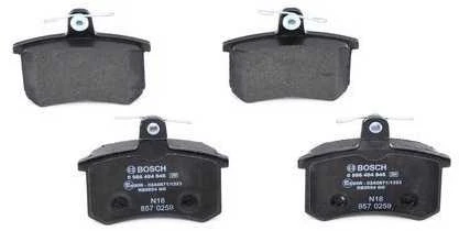BOSCH stabdžių trinkelių rinkinys, diskinių stabdžių rinkinys 0986494846