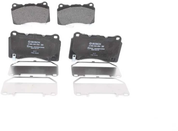 BOSCH stabdžių trinkelių rinkinys, diskinių stabdžių rinkinys 0986494880