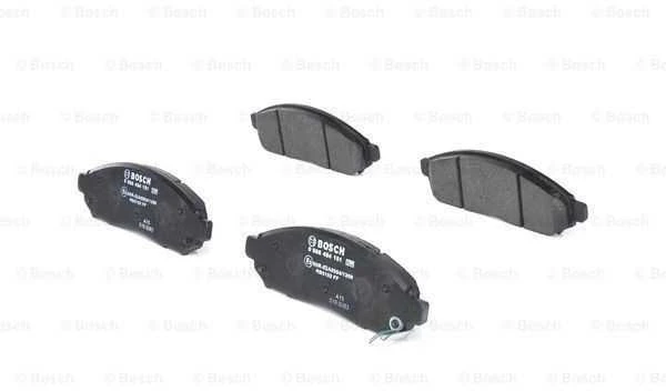 BOSCH stabdžių trinkelių rinkinys, diskinių stabdžių rinkinys 0986494151