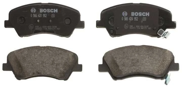 BOSCH stabdžių trinkelių rinkinys, diskinių stabdžių rinkinys 0986424952
