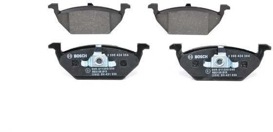 BOSCH stabdžių trinkelių rinkinys, diskinių stabdžių rinkinys 0986424364