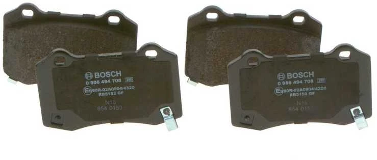 BOSCH stabdžių trinkelių rinkinys, diskinių stabdžių rinkinys 0986494708