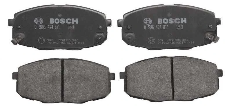 BOSCH stabdžių trinkelių rinkinys, diskinių stabdžių rinkinys 0986424811