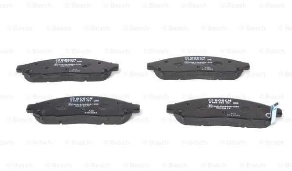 BOSCH stabdžių trinkelių rinkinys, diskinių stabdžių rinkinys 0986494151