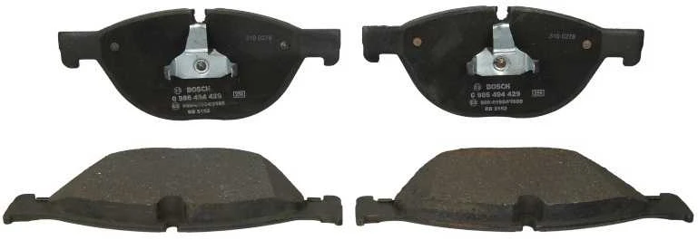 BOSCH stabdžių trinkelių rinkinys, diskinių stabdžių rinkinys 0986494429