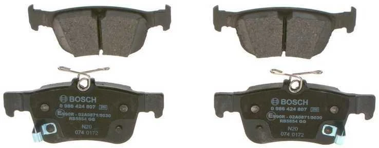 BOSCH stabdžių trinkelių rinkinys "Honda Civic" 0986424807 43022-T8M-G00