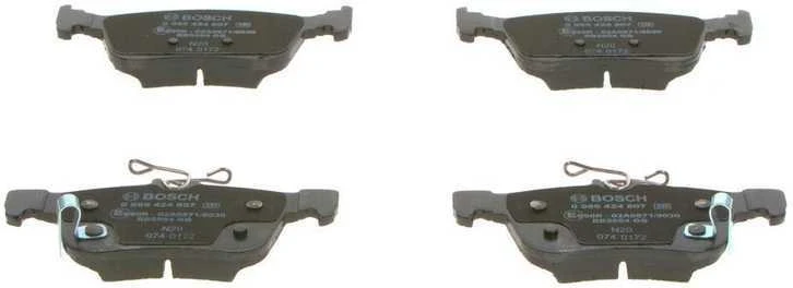 BOSCH stabdžių trinkelių rinkinys "Honda Civic" 0986424807 43022-T8M-G00