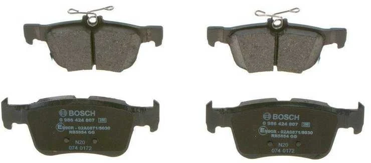 BOSCH stabdžių trinkelių rinkinys "Honda Civic" 0986424807 43022-T8M-G00