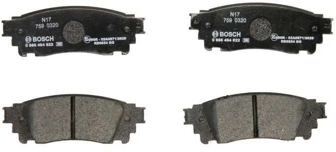Bosch Stabdžių Trinkelių Rinkinys Lexus Nx 200 200t 300 300h Ayz10 Agz10 Ayz15