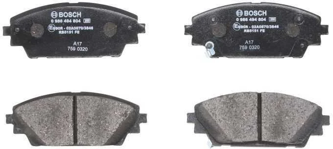 Bosch Stabdžių Trinkelių Rinkinys Mazda 3 6 CX-3 2.0 2.2 D Brembo 4773002 4773003