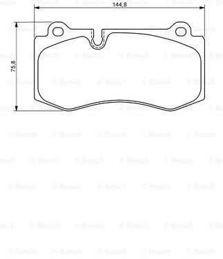 Bosch Stabdžių Trinkelių Rinkinys Mercedes Benz Sl E S Cls 350 500 4matic 000 414 49 01 000 414 49 01