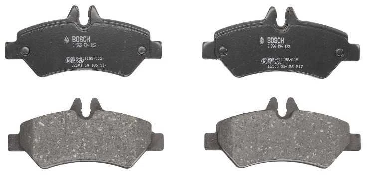 Bosch Stabdžių Trinkelių Rinkinys MERCEDES-BENZ Sprinter 310 311 313 314 315 VW Crafter 2.0 2.5 TDI 4436110930 4436110931 4436110932