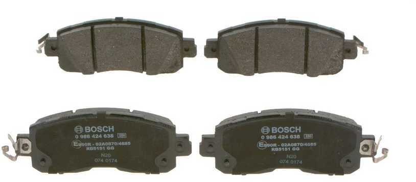 Bosch Stabdžių Trinkelių Rinkinys Nissan Leaf I Altima VI 42001ZE0A 42001ZE00A