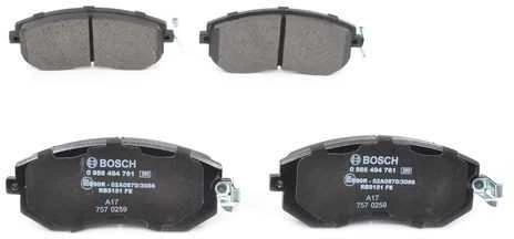 Bosch Stabdžių Trinkelių Rinkinys Subaru Legacy Forester Impreza XV BRZ GT86 04465-0C010 04465-0C020
