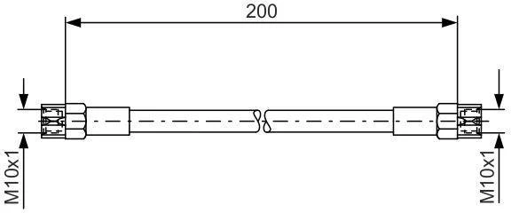 BOSCH stabdžių žarna 1987476062 171611775