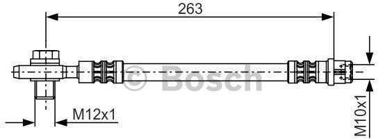 BOSCH stabdžių žarna 1987476944 8E0611775N