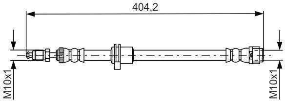 Bosch Stabdžių Žarna Mini F55 F56 F57 Cooper S JCW One D SD 34116755963 34116755964 34116755965