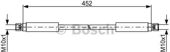 BOSCH stabdžių žarna 1987481754 A4614200948