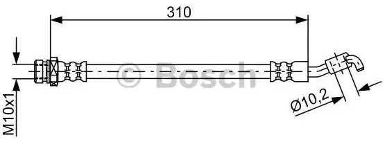 BOSCH stabdžių žarna 1987481891 587382S100