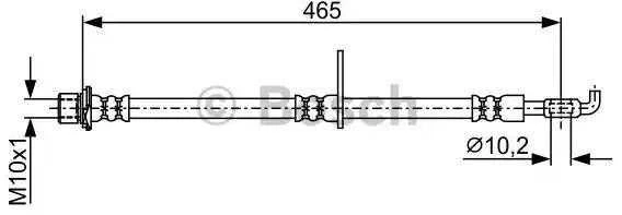 Bosch Stabdžių Žarna LEXUS ES TOYOTA CAMRY RAV 4 III Stabdžių Žarna 04465 35220 04465 35220