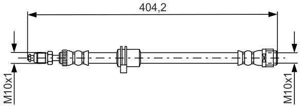 Bosch Stabdžių Žarna Mini F55 F56 F57 Cooper S JCW One D SD 34116755963 34116755964 34116755965